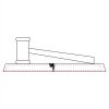 CRY047 - 13 7/8" x 4 1/4" Crystal Gavel on Black Base Thumbnail
