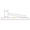 CRY047 - 13 7/8" x 4 1/4" Crystal Gavel on Black Base Thumbnail