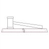 CRY047 - 13 7/8" x 4 1/4" Crystal Gavel on Black Base Thumbnail