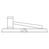 CRY047 - 13 7/8" x 4 1/4" Crystal Gavel on Black Base Thumbnail