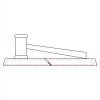 CRY047 - 13 7/8" x 4 1/4" Crystal Gavel on Black Base Thumbnail
