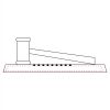 CRY047 - 13 7/8" x 4 1/4" Crystal Gavel on Black Base Thumbnail