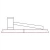 CRY047 - 13 7/8" x 4 1/4" Crystal Gavel on Black Base Thumbnail