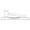 CRY047 - 13 7/8" x 4 1/4" Crystal Gavel on Black Base Thumbnail
