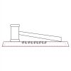 CRY047 - 13 7/8" x 4 1/4" Crystal Gavel on Black Base Thumbnail