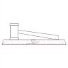 CRY047 - 13 7/8" x 4 1/4" Crystal Gavel on Black Base Thumbnail