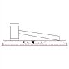 CRY047 - 13 7/8" x 4 1/4" Crystal Gavel on Black Base Thumbnail