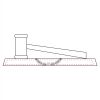 CRY047 - 13 7/8" x 4 1/4" Crystal Gavel on Black Base Thumbnail