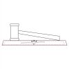 CRY047 - 13 7/8" x 4 1/4" Crystal Gavel on Black Base Thumbnail