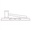CRY047 - 13 7/8" x 4 1/4" Crystal Gavel on Black Base Thumbnail