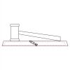 CRY047 - 13 7/8" x 4 1/4" Crystal Gavel on Black Base Thumbnail
