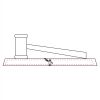 CRY047 - 13 7/8" x 4 1/4" Crystal Gavel on Black Base Thumbnail