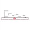 CRY047 - 13 7/8" x 4 1/4" Crystal Gavel on Black Base Thumbnail