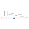 CRY047 - 13 7/8" x 4 1/4" Crystal Gavel on Black Base Thumbnail