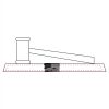 CRY047 - 13 7/8" x 4 1/4" Crystal Gavel on Black Base Thumbnail
