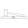 CRY047 - 13 7/8" x 4 1/4" Crystal Gavel on Black Base Thumbnail