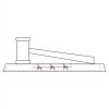 CRY047 - 13 7/8" x 4 1/4" Crystal Gavel on Black Base Thumbnail