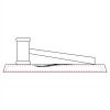 CRY047 - 13 7/8" x 4 1/4" Crystal Gavel on Black Base Thumbnail