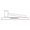 CRY047 - 13 7/8" x 4 1/4" Crystal Gavel on Black Base Thumbnail