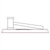 CRY047 - 13 7/8" x 4 1/4" Crystal Gavel on Black Base Thumbnail