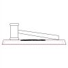 CRY047 - 13 7/8" x 4 1/4" Crystal Gavel on Black Base Thumbnail