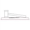 CRY047 - 13 7/8" x 4 1/4" Crystal Gavel on Black Base Thumbnail