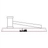 CRY047 - 13 7/8" x 4 1/4" Crystal Gavel on Black Base Thumbnail