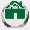[CRY169] 4.5" Round Crystal Clock Thumbnail
