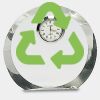 [CRY169] 4.5" Round Crystal Clock Thumbnail