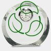 [CRY169] 4.5" Round Crystal Clock Thumbnail
