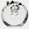 [CRY169] 4.5" Round Crystal Clock Thumbnail