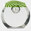 [CRY169] 4.5" Round Crystal Clock Thumbnail