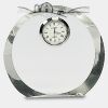 [CRY169] 4.5" Round Crystal Clock Thumbnail