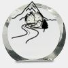 [CRY169] 4.5" Round Crystal Clock Thumbnail