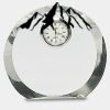 [CRY169] 4.5" Round Crystal Clock Thumbnail