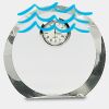 [CRY169] 4.5" Round Crystal Clock Thumbnail