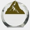 [CRY169] 4.5" Round Crystal Clock Thumbnail