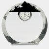 [CRY169] 4.5" Round Crystal Clock Thumbnail