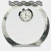 [CRY169] 4.5" Round Crystal Clock Thumbnail