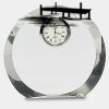 [CRY169] 4.5" Round Crystal Clock Thumbnail
