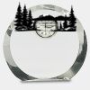 [CRY169] 4.5" Round Crystal Clock Thumbnail