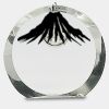 [CRY169] 4.5" Round Crystal Clock Thumbnail