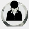 [CRY169] 4.5" Round Crystal Clock Thumbnail