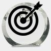 [CRY169] 4.5" Round Crystal Clock Thumbnail