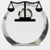 [CRY169] 4.5" Round Crystal Clock Thumbnail