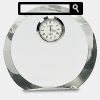 [CRY169] 4.5" Round Crystal Clock Thumbnail