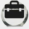 [CRY169] 4.5" Round Crystal Clock Thumbnail