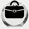 [CRY169] 4.5" Round Crystal Clock Thumbnail