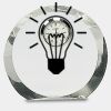[CRY169] 4.5" Round Crystal Clock Thumbnail