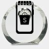 [CRY169] 4.5" Round Crystal Clock Thumbnail